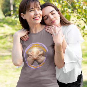 Welcoming abundance coming from the Lord, mom and daughter t-shirt